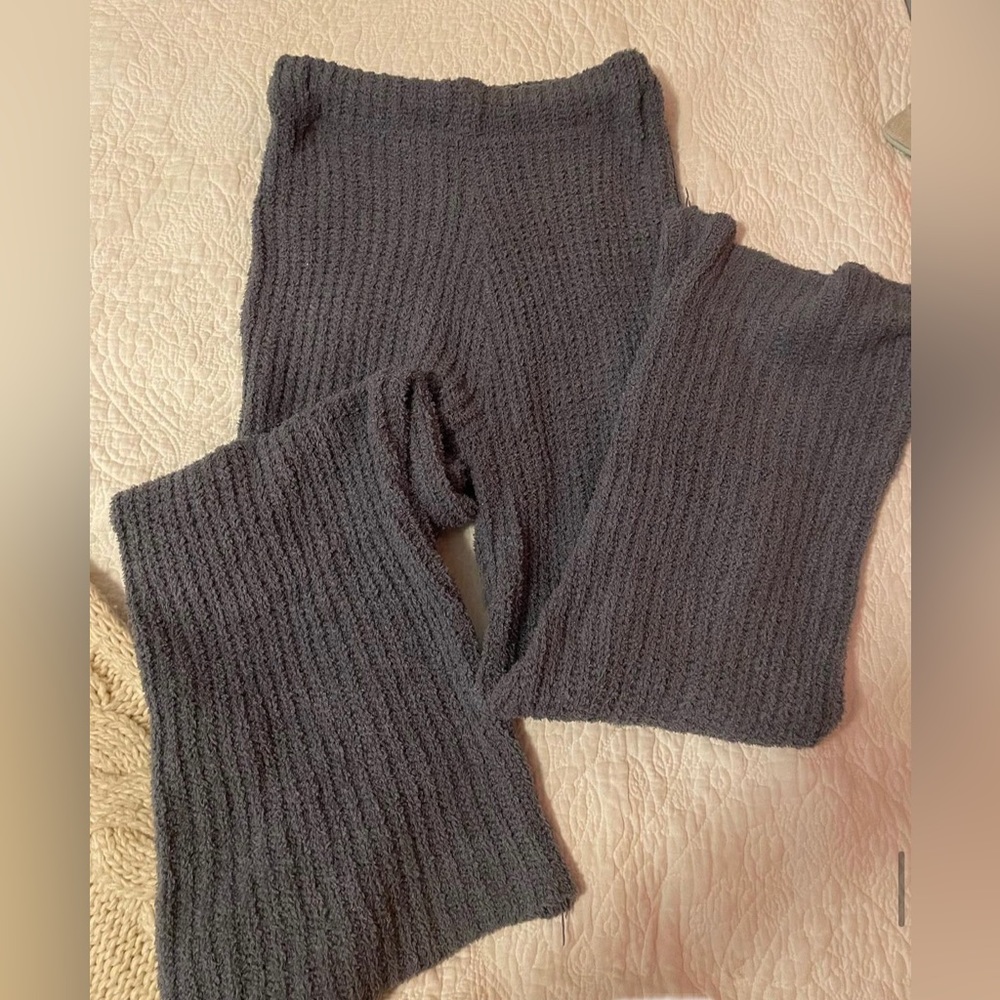 Flared sweatpants